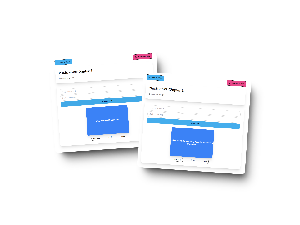 Adaptive Flashcards screenshot 1