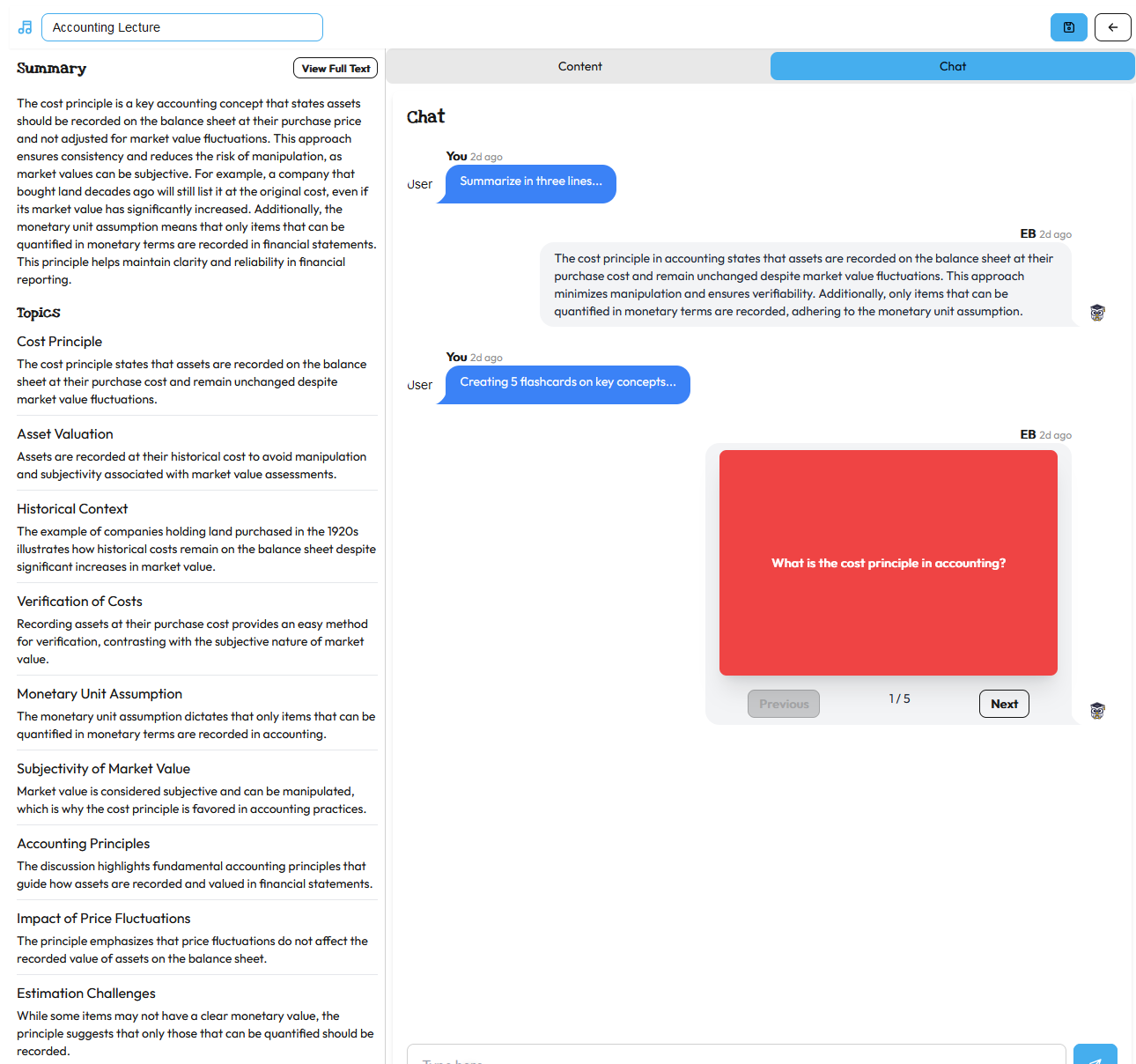 Lecture Capture & Analysis screenshot 2