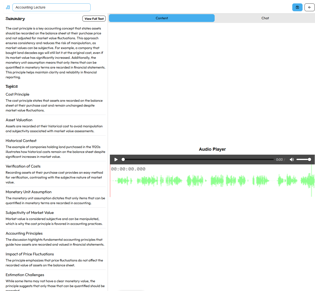 Lecture Capture & Analysis screenshot 1