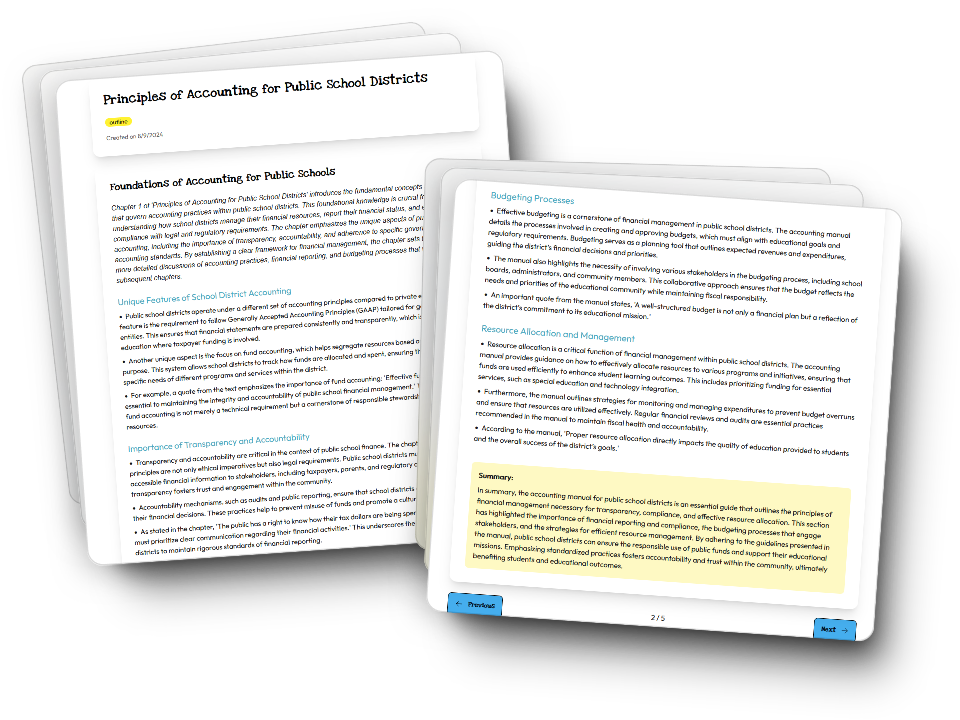 Personalized Study Guides screenshot 1